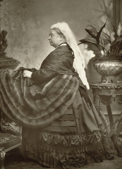 Victoria: full length portrait photograph by Stanislaus Walery